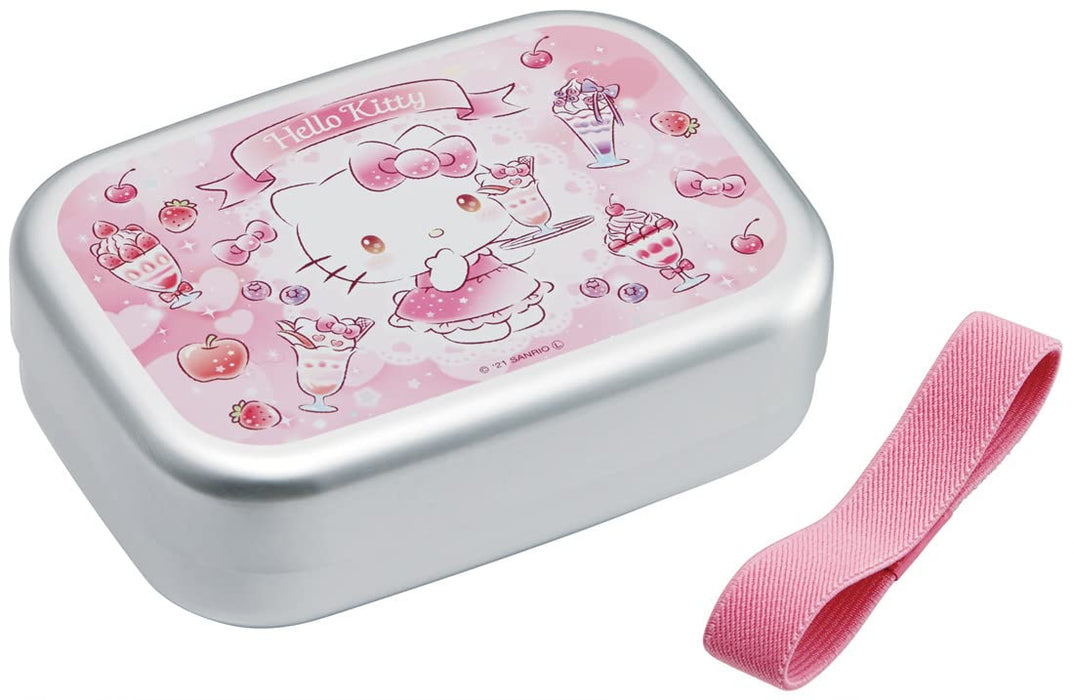 Skater Hello Kitty Girls' Aluminum Lunch Box 370ml - Sweets Sanrio Made in Japan- Japan Figure Store - #1 Bring To You The Best Japanese Goods