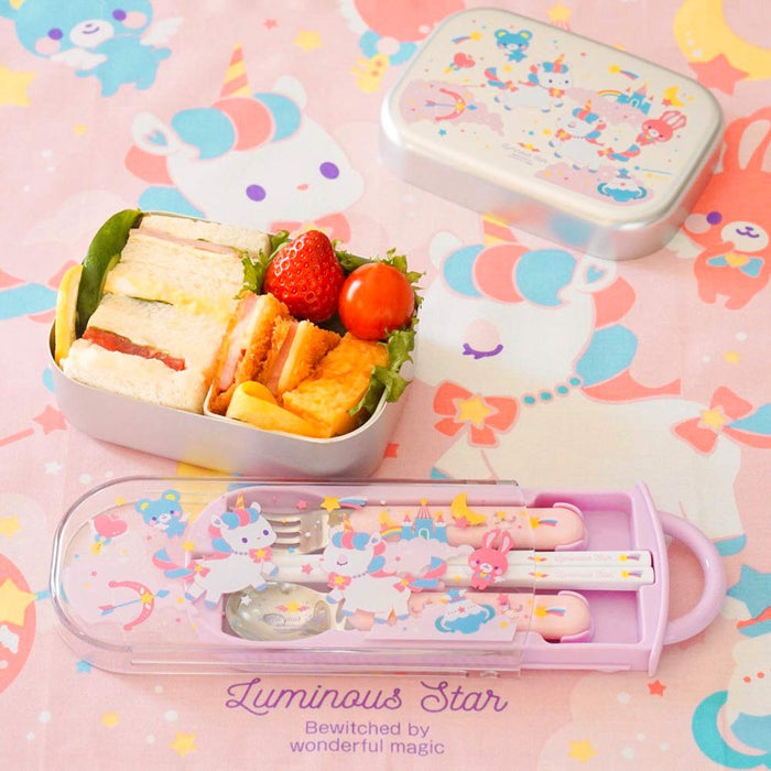 Skater Unicorn Girl Aluminum Lunch Box 370ml - Children's Made in Japan- Japan Figure Store - #1 Bring To You The Best Japanese Goods