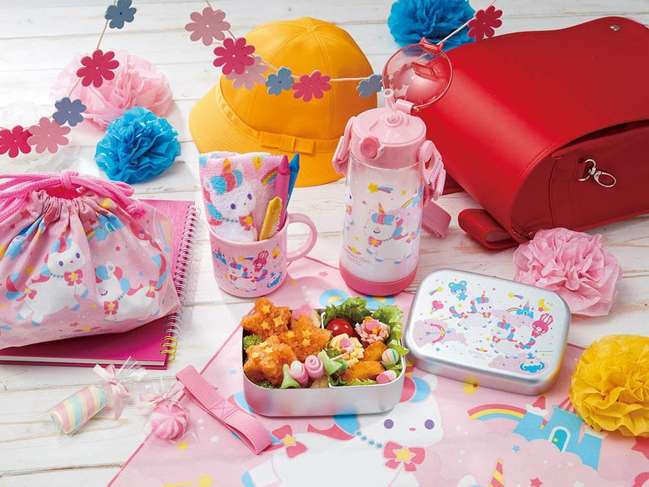 Skater Unicorn Girl Aluminum Lunch Box 370ml - Children's Made in Japan- Japan Figure Store - #1 Bring To You The Best Japanese Goods