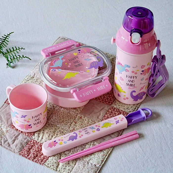 Skater Girls Antibacterial 360ml Lunch Box Happy & Smile Fluffy Made in Japan - Qaf2Baag-A- Japan Figure Store - #1 Bring To You The Best Japanese Goods