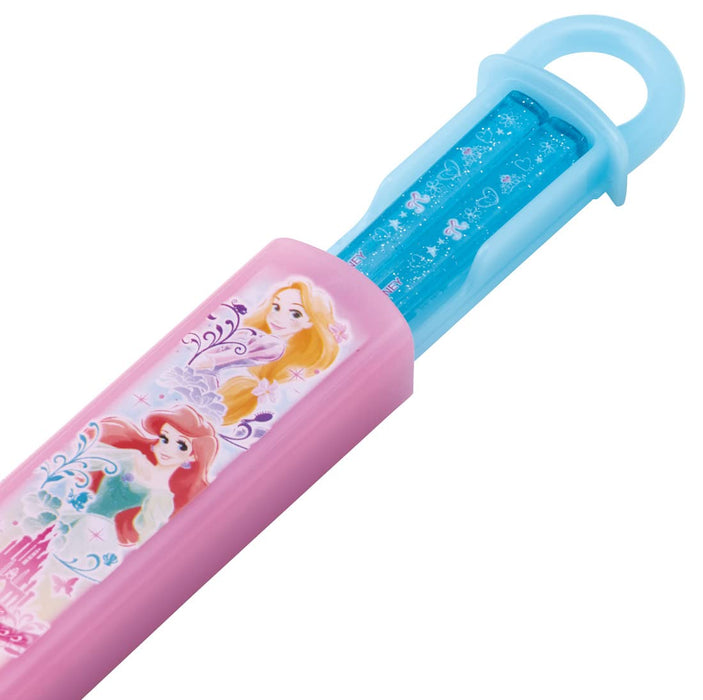Skater Disney Princess Children's Slide Chopstick Set Abs2-Amag-A Japan Made Antibacterial 22pcs- Japan Figure Store - #1 Bring To You The Best Japanese Goods