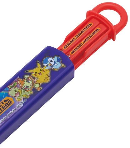 Skater Kids Antibacterial Pokemon Chopstick Slide Case Set ABS2AMAG-A Made in Japan- Japan Figure Store - #1 Bring To You The Best Japanese Goods