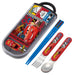 Skater Disney Cars Children's Slide Trio Set with Lunch Box Chopsticks Spoon Fork - Boys 22 Made in Japan- Japan Figure Store - #1 Bring To You The Best Japanese Goods
