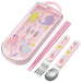 Skater Happy Smile Trio Set - Children's Antibacterial Lunch Box Spoon Fork and Chopsticks Made in Japan- Japan Figure Store - #1 Bring To You The Best Japanese Goods
