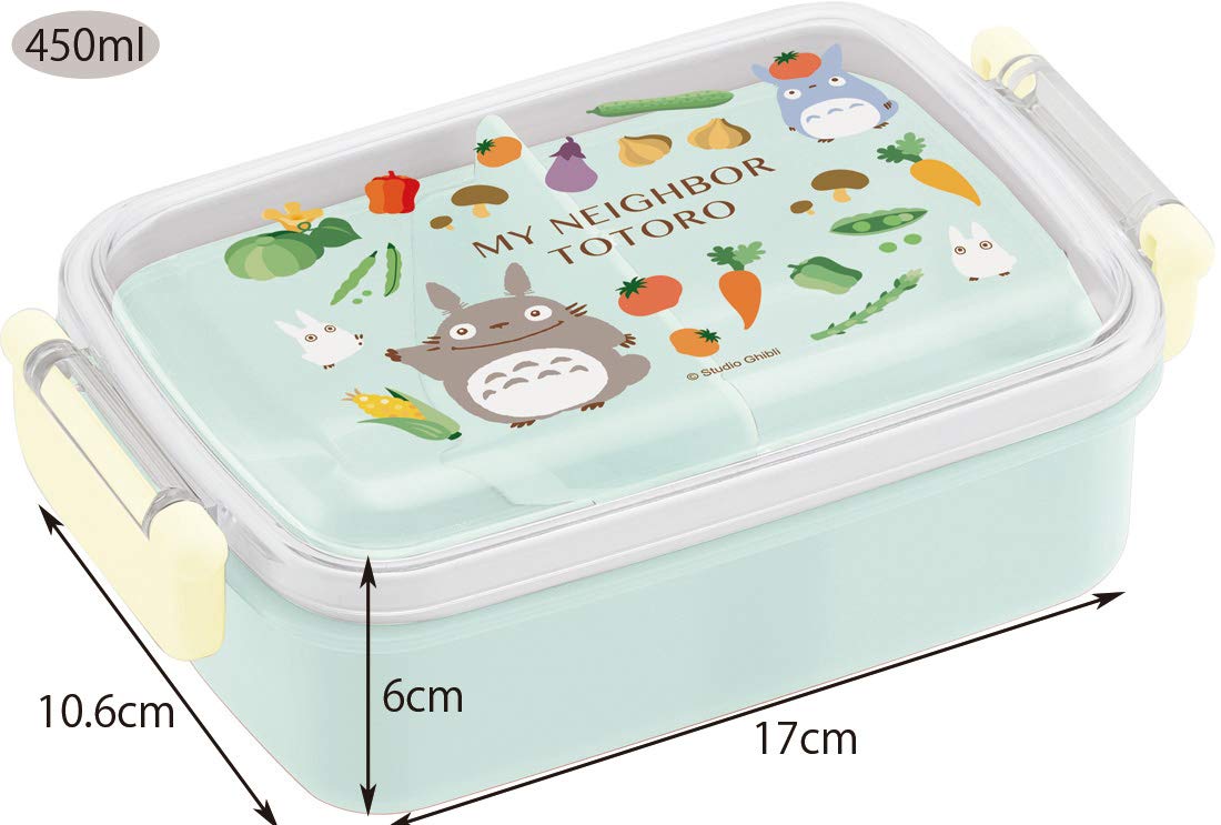 Skater Bento Lunch Box for Kids 450Ml My Neighbor Totoro Design Vibrant Vegetable Color Ghibli- Japan Figure Store - #1 Bring To You The Best Japanese Goods