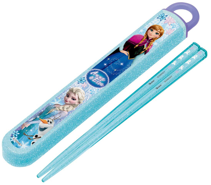 Skater Disney Frozen 19 Children's Chopsticks and Case Set - Made in Japan ABS2AM- Japan Figure Store - #1 Bring To You The Best Japanese Goods