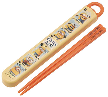 Skater Children's 16.5cm Minion 20 Chopsticks and Case Set Made in Japan ABS2AM-A- Japan Figure Store - #1 Bring To You The Best Japanese Goods