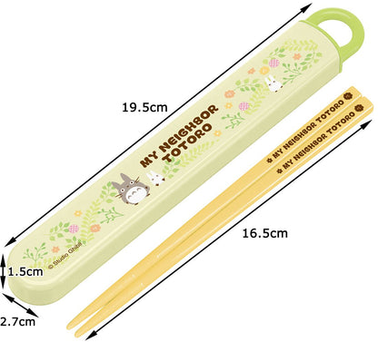 Skater Children's Totoro Plants Chopsticks & Case Set Made in Japan - Ghibli ABS2AM- Japan Figure Store - #1 Bring To You The Best Japanese Goods