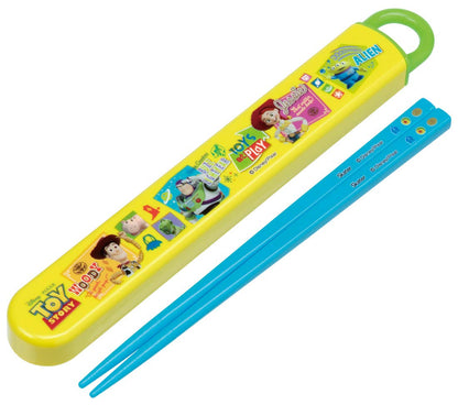 Skater Toy Story 20 Chopsticks and Case Set Children's Made in Japan 16.5cm-Disney ABS2AM- Japan Figure Store - #1 Bring To You The Best Japanese Goods