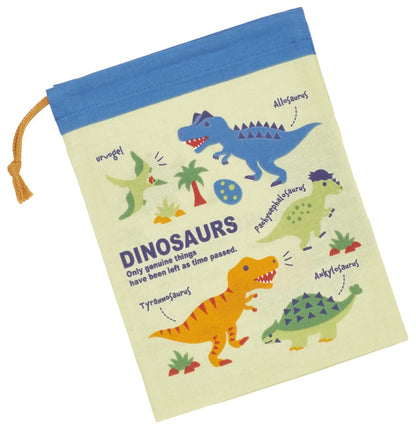 Skater Children's Dinosaur Cup Bag 21x15 cm Made in Japan -KB62-A- Japan Figure Store - #1 Bring To You The Best Japanese Goods
