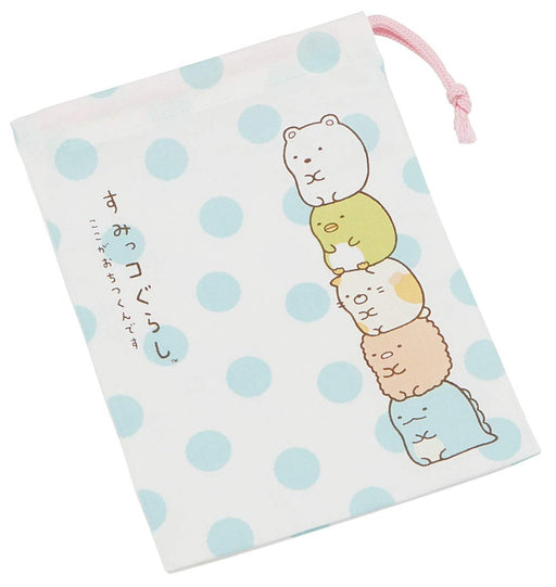 Skater Kids' Cup Bag 21x15cm Sumikko Gurashi Design Made in Japan- Japan Figure Store - #1 Bring To You The Best Japanese Goods