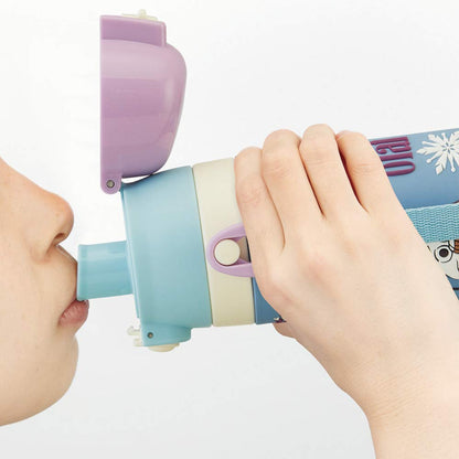 Skater Disney Frozen 2 Water Bottle - 3D Pattern Stainless Steel for Kids 480ml- Japan Figure Store - #1 Bring To You The Best Japanese Goods