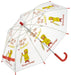 Skater Curious George Children's 40cm Long Vinyl Umbrella UBV2- Japan Figure Store - #1 Bring To You The Best Japanese Goods