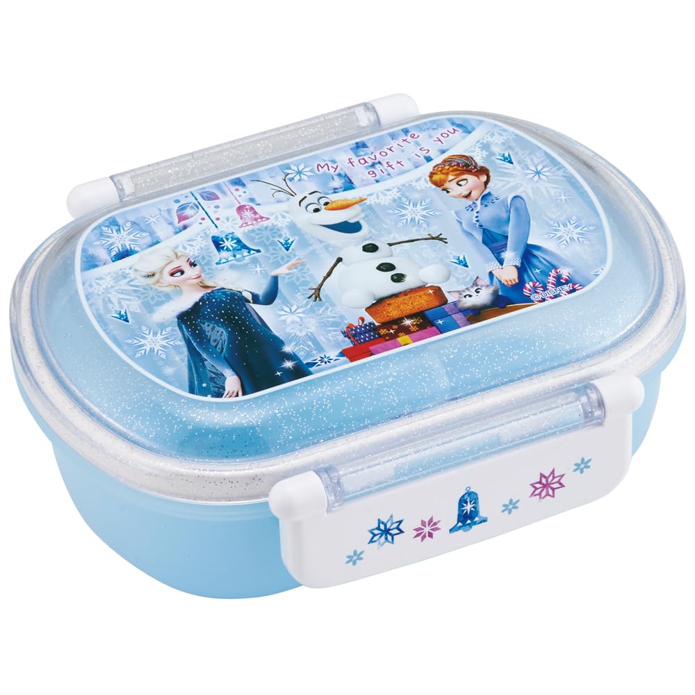 Skater Disney Frozen 24 Dome-Shaped 1-Tier 360ml Children's Lunch Box Antibacterial Made in Japan- Japan Figure Store - #1 Bring To You The Best Japanese Goods
