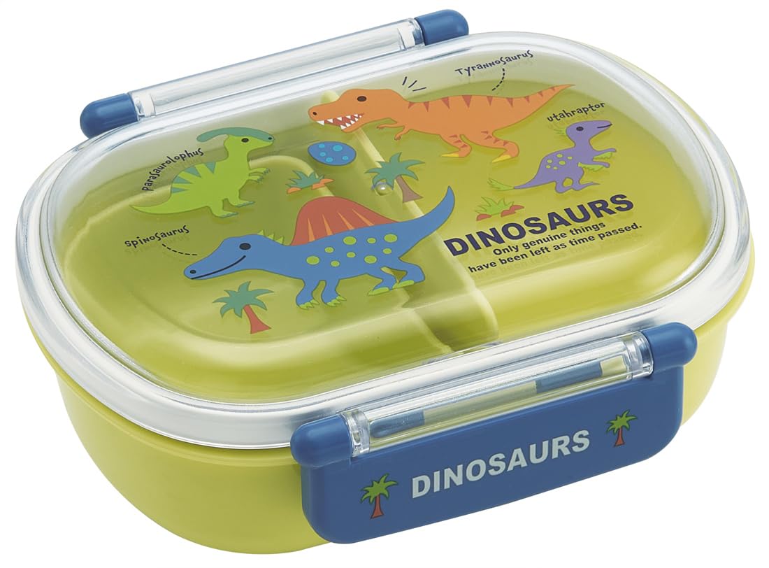 Skater Sinosaurus Picture Book Children's Lunch Box 1 Tier 360ml Antibacterial New Made in Japan- Japan Figure Store - #1 Bring To You The Best Japanese Goods