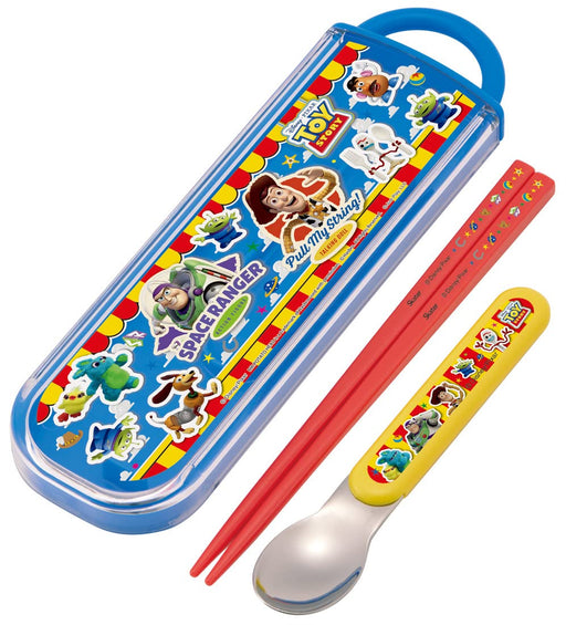 Skater Kids Toy Story 22 Lunch Box Set with Chopsticks and Spoon
