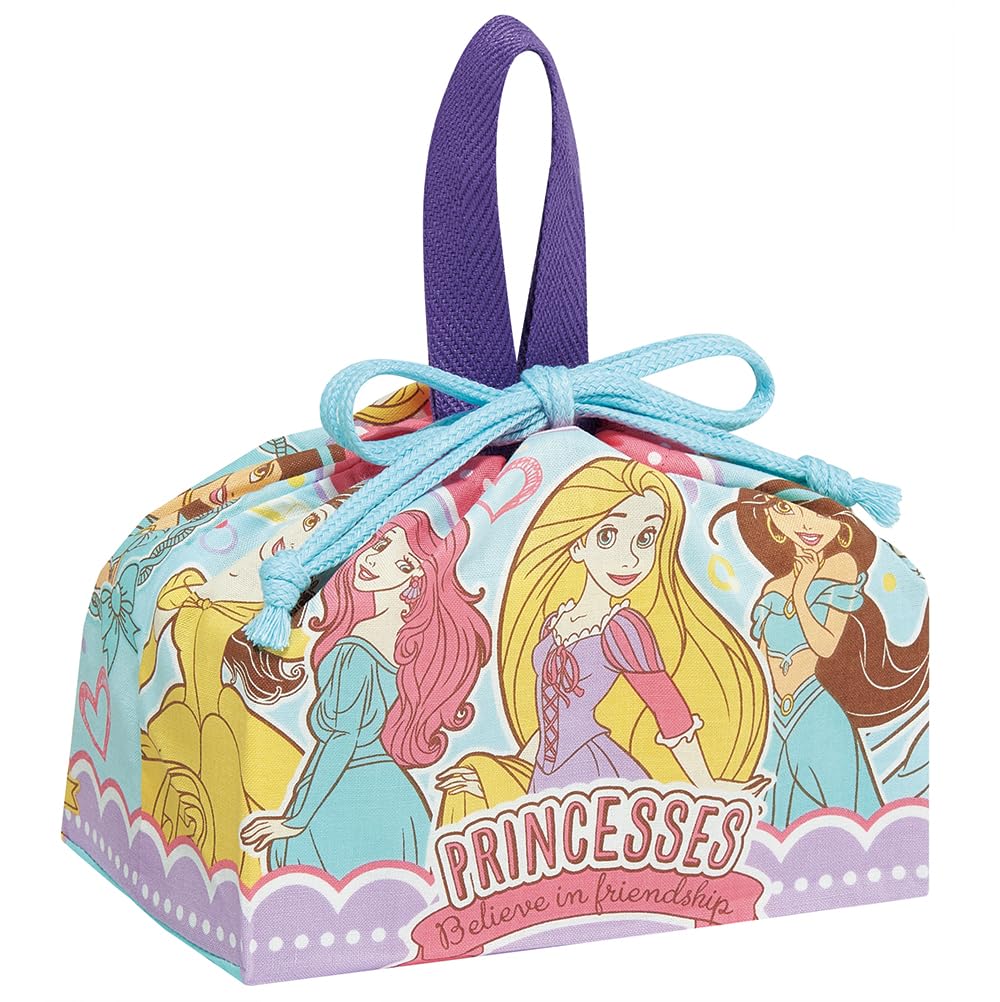 Skater Disney Princess Lunch Box Drawstring Bag for Kids Made in Japan- Japan Figure Store - #1 Bring To You The Best Japanese Goods