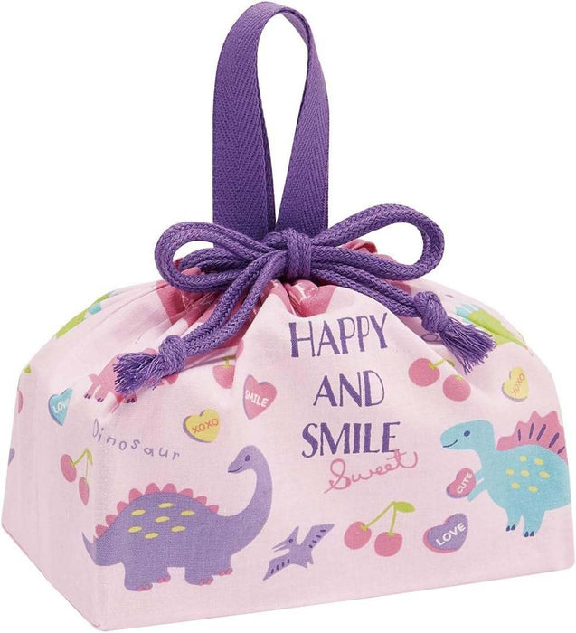 Skater Happy & Smile Children's Lunch Box Drawstring Bag Made in Japan KB7-A- Japan Figure Store - #1 Bring To You The Best Japanese Goods