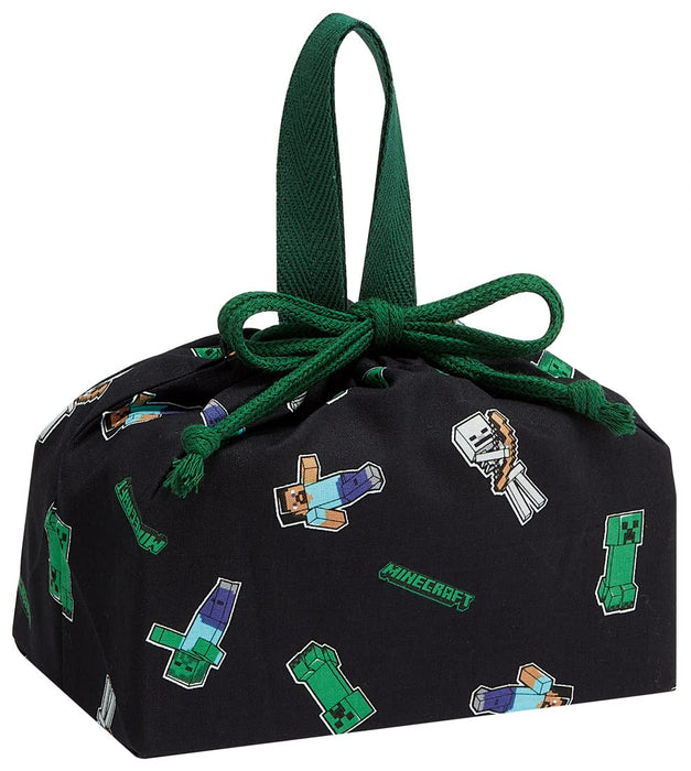 Skater Japan-Made Minecraft Kids Lunch Box with Drawstring Bag Kb7-A- Japan Figure Store - #1 Bring To You The Best Japanese Goods