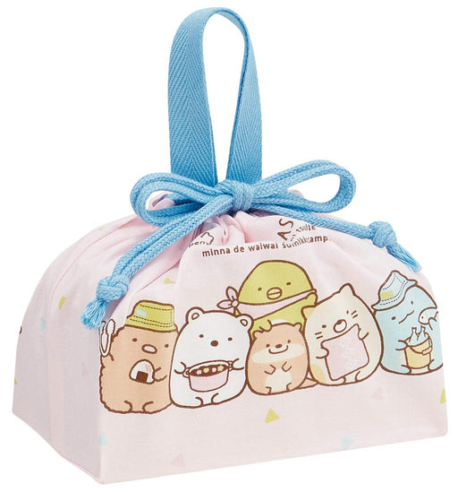 Skater Sumikko Gurashi Children's Lunch Box Drawstring Bag for Camping Made in Japan - KB7-A- Japan Figure Store - #1 Bring To You The Best Japanese Goods