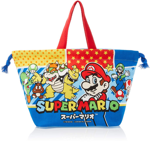 Skater Super Mario 17 Children's Lunch Box Drawstring Bag Made in Japan- Japan Figure Store - #1 Bring To You The Best Japanese Goods