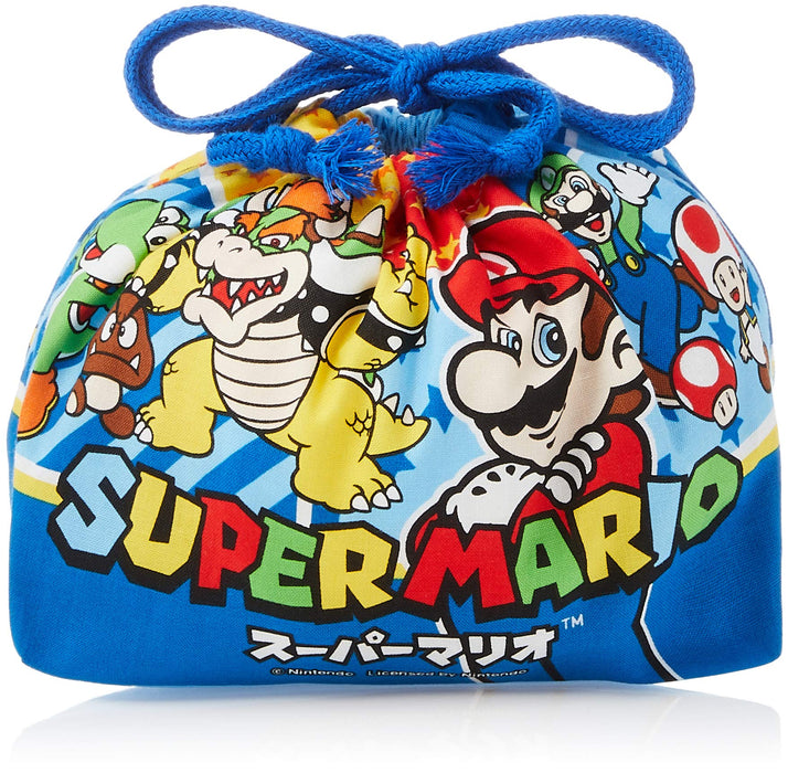 Skater Super Mario 17 Children's Lunch Box Drawstring Bag Made in Japan- Japan Figure Store - #1 Bring To You The Best Japanese Goods