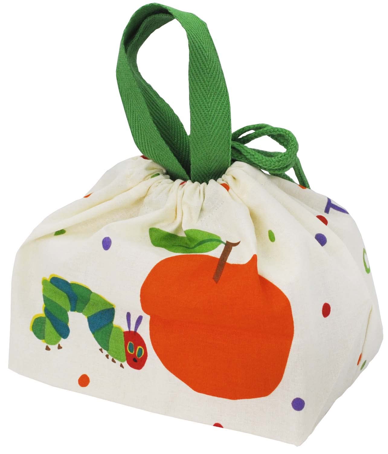 Skater Children's Hungry Caterpillar Lunch Box Drawstring Bag Made in Japan Kb7-A- Japan Figure Store - #1 Bring To You The Best Japanese Goods