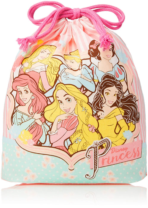Skater Disney Princess 18 Lunch Box and Drawstring Bag Set 20x20cm - KB64C- Japan Figure Store - #1 Bring To You The Best Japanese Goods