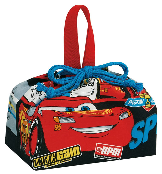 Skater Kids Lunch Box Drawstring Bag with Gusset Disney Cars 22 Boys Made in Japan- Japan Figure Store - #1 Bring To You The Best Japanese Goods