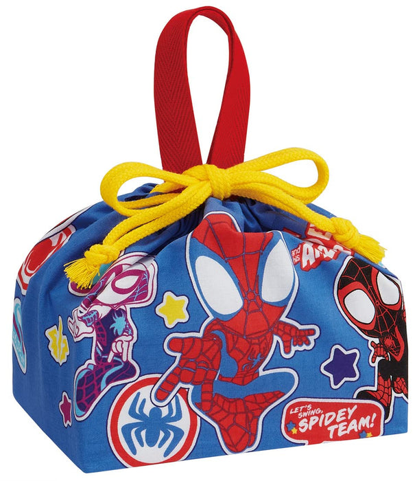 Skater Spider-Man Lunch Box Drawstring Bag for Boys Gusset 22 Made in Japan- Japan Figure Store - #1 Bring To You The Best Japanese Goods