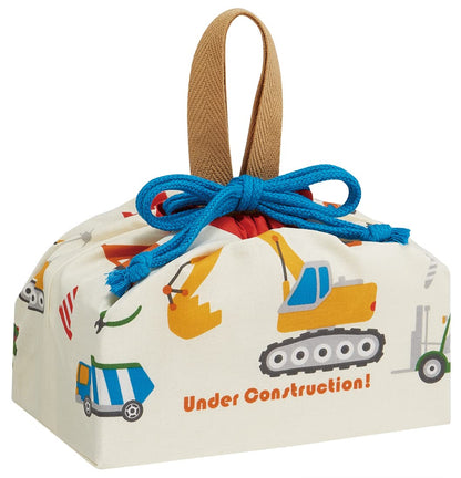 Skater Kids Working Car Lunch Box & Drawstring Bag Set Made in Japan- Japan Figure Store - #1 Bring To You The Best Japanese Goods