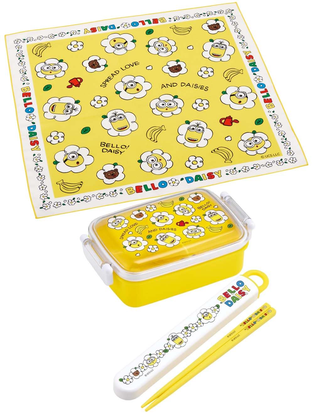 Skater Kids Lunch Box Cloth 43x43cm Minion Design Made in Japan- Japan Figure Store - #1 Bring To You The Best Japanese Goods