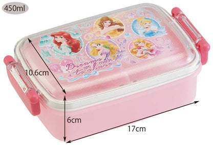 Skater Disney Princess 450ml Kids Lunch Box RBF3AN- Japan Figure Store - #1 Bring To You The Best Japanese Goods