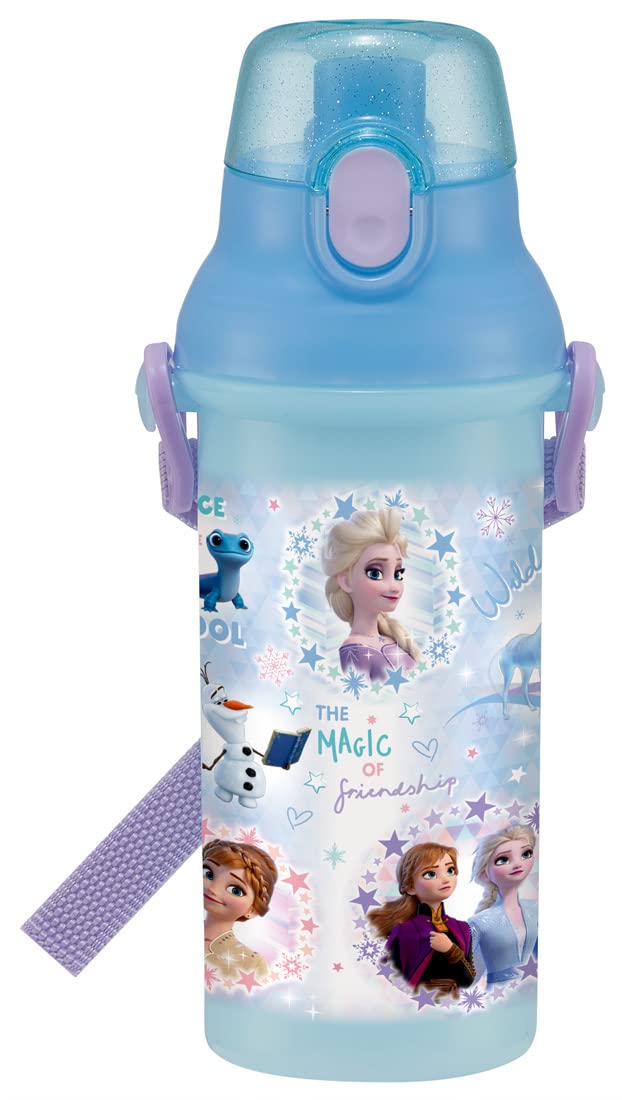 Skater Disney Frozen Girls' Antibacterial 480ml Water Bottle Made in Japan- Japan Figure Store - #1 Bring To You The Best Japanese Goods