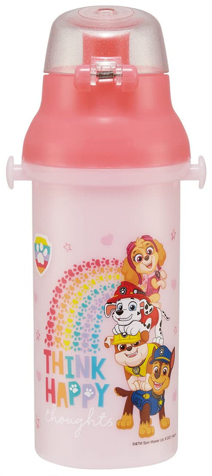Skater Paw Patrol Rescue Kids' Water Bottle 480ml Antibacterial Made in Japan- Japan Figure Store - #1 Bring To You The Best Japanese Goods