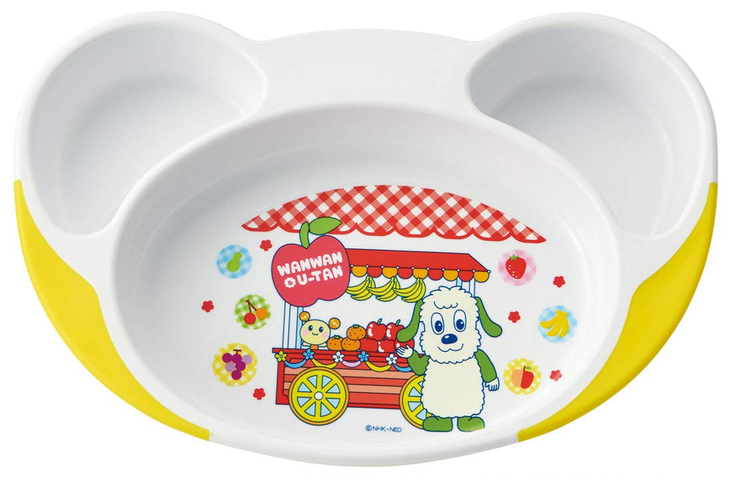 Skater Children's Easy-Scoop Lunch Plate Baby Tableware 22.7 x 15.7cm Inai Baa WP7- Japan Figure Store - #1 Bring To You The Best Japanese Goods