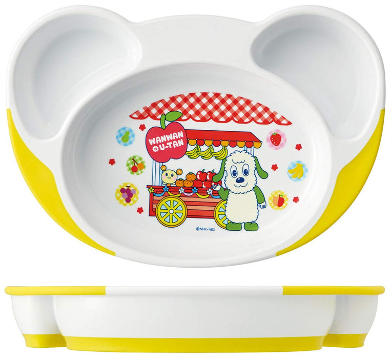 Skater Children's Easy-Scoop Lunch Plate Baby Tableware 22.7 x 15.7cm Inai Baa WP7- Japan Figure Store - #1 Bring To You The Best Japanese Goods