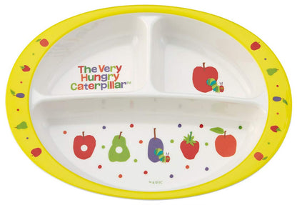 Skater Kids 750ml Melamine Lunch Plate - Very Hungry Caterpillar Fruit Design- Japan Figure Store - #1 Bring To You The Best Japanese Goods