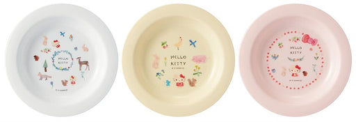 Skater Hello Kitty Children's 15cm Plate Set of 3 Made in Japan by Sanrio- Japan Figure Store - #1 Bring To You The Best Japanese Goods