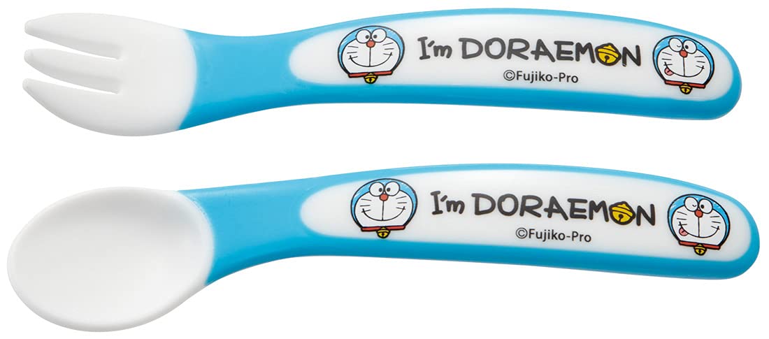 Skater Doraemon Spoon and Fork Set for Children 12cm - Skater's Sanrio Collection- Japan Figure Store - #1 Bring To You The Best Japanese Goods