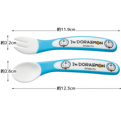 Skater Doraemon Spoon and Fork Set for Children 12cm - Skater's Sanrio Collection- Japan Figure Store - #1 Bring To You The Best Japanese Goods