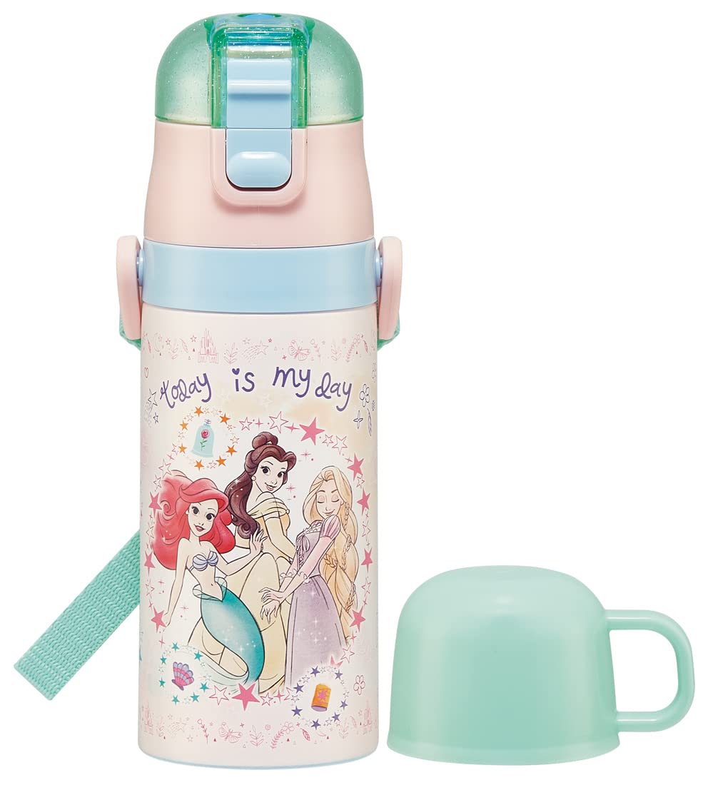 Skater Princess 23 Stainless Steel Children's Water Bottle 420ml Light Thermal Insulation for Girls- Japan Figure Store - #1 Bring To You The Best Japanese Goods