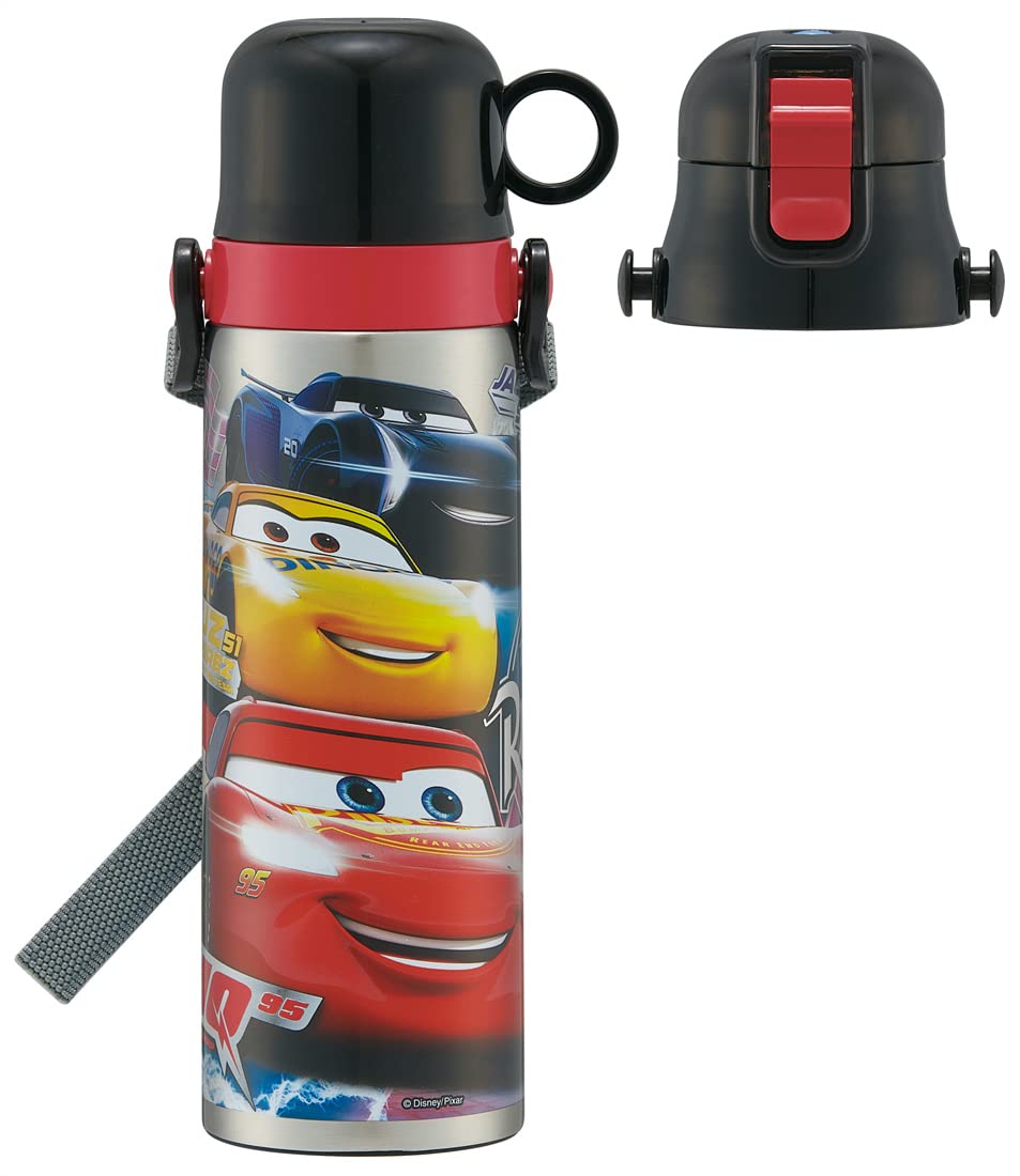 Skater Disney Cars Kids Stainless Steel Sports Bottle 580ml Direct Drink 570ml Cup Lightweight Thermal Insulation - Boys Child-Friendly- Japan Figure Store - #1 Bring To You The Best Japanese Goods