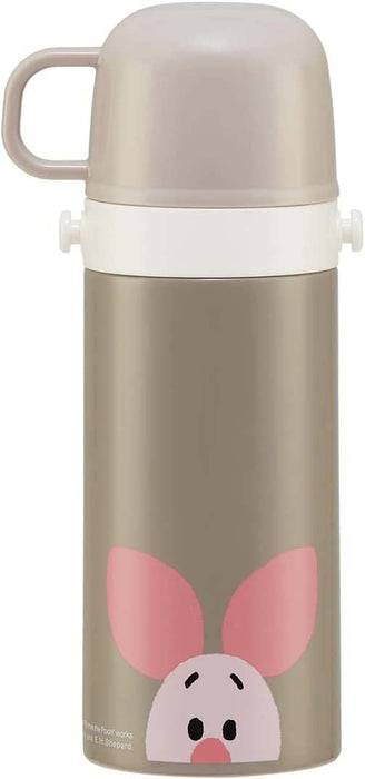 Skater Winnie The Pooh Kids Stainless Steel Water Bottle 410ml Thermal Insulation Lightweight for Girls- Japan Figure Store - #1 Bring To You The Best Japanese Goods