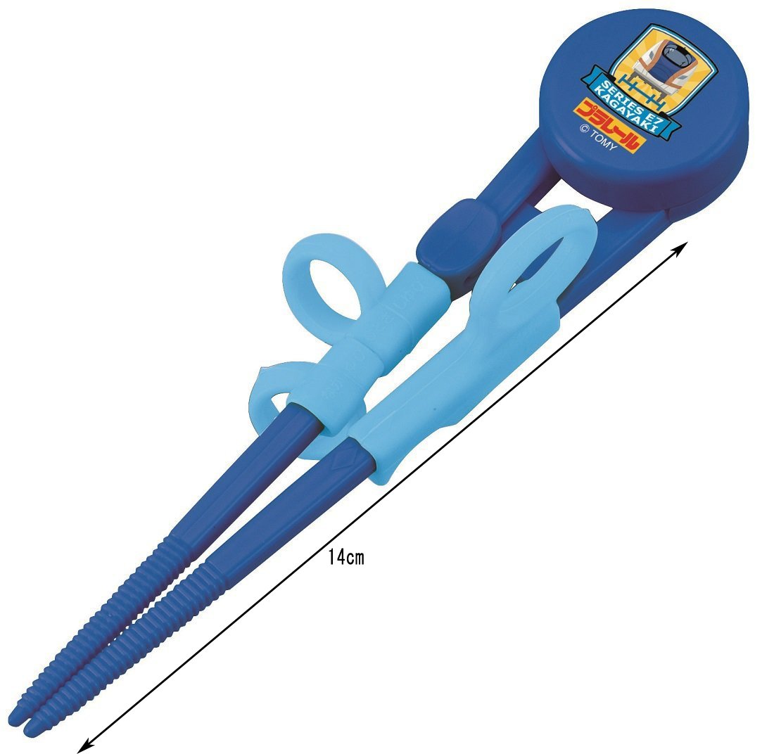 Skater Kids Training Chopsticks 14cm Suitable for Ages 2-7 Right-Handed Square Tips Plarail Adxt1-A- Japan Figure Store - #1 Bring To You The Best Japanese Goods