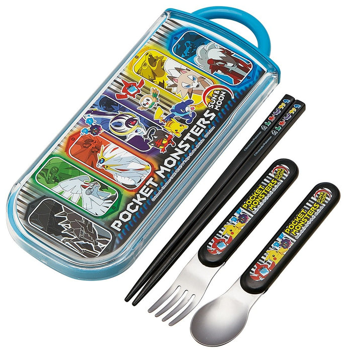 Skater Children's Pokemon Sun & Moon Trio Set Made in Japan Pocket Monsters TCS1AM- Japan Figure Store - #1 Bring To You The Best Japanese Goods