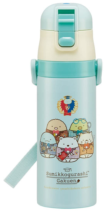 Skater Kids Stainless Steel Water Bottle 470ml Sumikko Gurashi Design SDC4 - Suitable for Girls- Japan Figure Store - #1 Bring To You The Best Japanese Goods