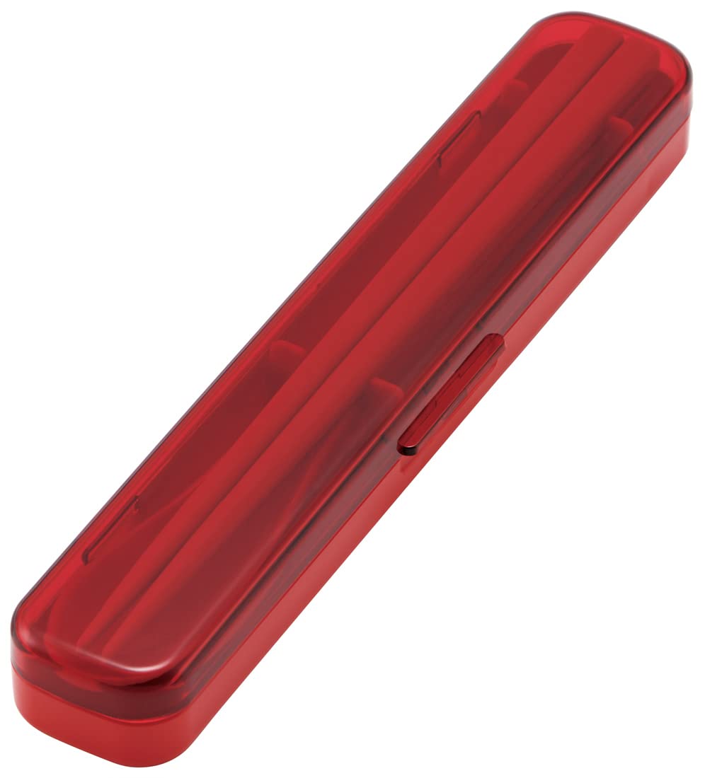 Skater Antibacterial Slim Chopsticks and Spoon Set 18cm Cherry Red for Adults Women - Cac1Aag-A- Japan Figure Store - #1 Bring To You The Best Japanese Goods