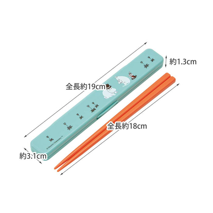 Skater Moomin Color 18cm Chopsticks and Case Set Made in Japan- Japan Figure Store - #1 Bring To You The Best Japanese Goods