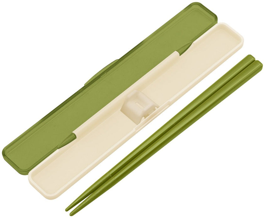 Skater Retro French Green Chopsticks and Case Set 18cm Made in Japan- Japan Figure Store - #1 Bring To You The Best Japanese Goods